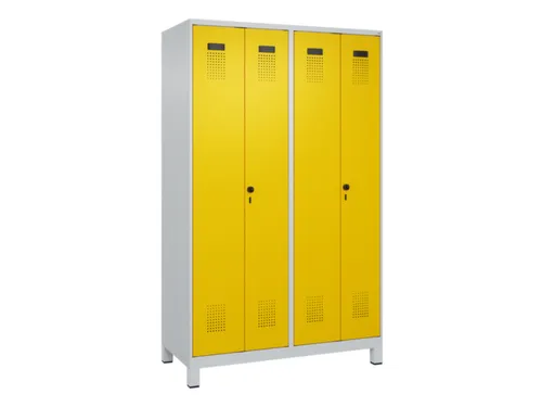 PBM-locker,HxBxD 1950x1200x500mm,4vak,vak B 300mm,draaigrendel