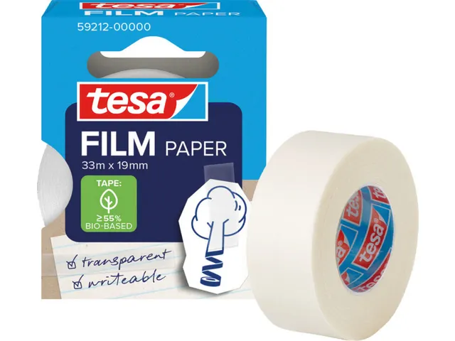 Tesa Plakband tesafilm papier 19mmx33m