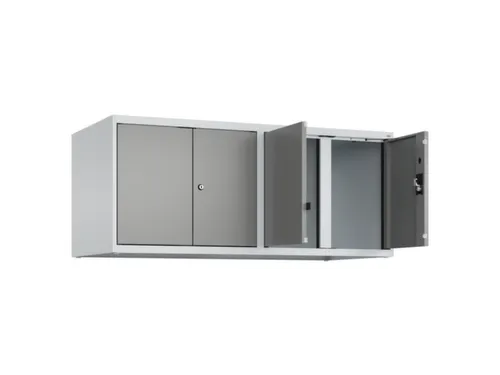 opzetkast,v. locker voor scheiding van kleding,4vak.,vak B 300mm