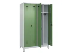 locker voor scheiding van kleding,HxBxD 1950x1200x500mm,4vak