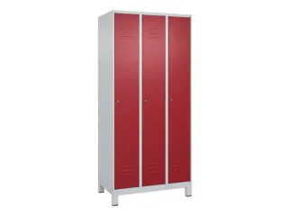 locker voor scheiding van kleding,HxBxD 1950x900x500mm,3vak - 1