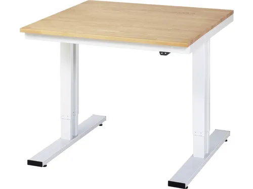 Werkbank elektrisch hoogte verstelbaar 720-1120x1000x1000mm beukblad