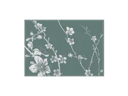 Placemat 45x32cm PVC Abstracte Japanse Kersenbloesem Groen