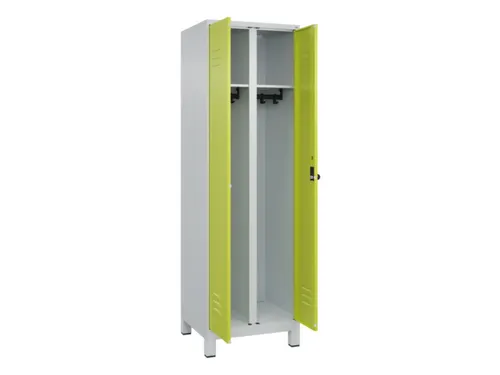 locker voor scheiding van kleding,HxBxD 1950x600x500mm,2vak