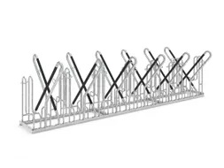 fietsbeugel,L 3240mm,2x6instelplaatsen,gebruik beide zijden