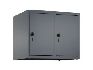 opzetkast,v. locker,2vak.,vak B 300mm,HxBxD 500x600x500mm,vleugeldeur - 1