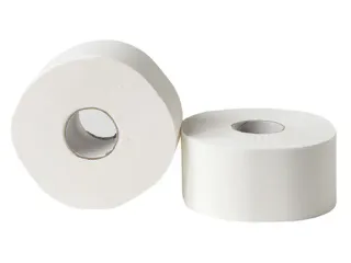 Toiletpapier Mini jumborollen cellulose 2-laags Wit FSC Pallet 48 Pak - 2