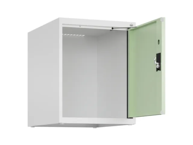 opzetkast,v. locker,1vak.,vak B 400mm,HxBxD 500x400x500mm,cilinderslot