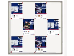 Vitrine Binnen 12xa4 Schrijfbord 960x980x35mm