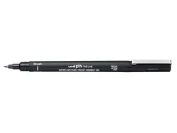 Fineliner Uni-ball Pin brush fijn zwart