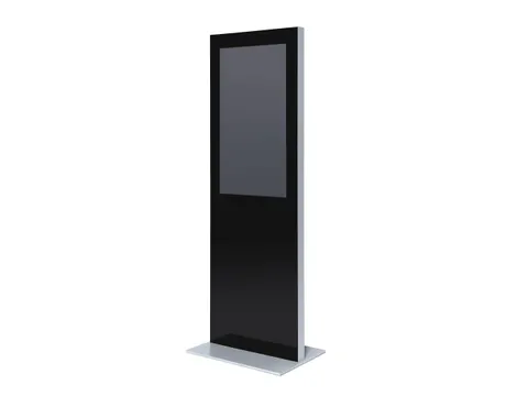 Behuizing Digitale Totem Slim Zwart/Zilver voor 43 inch scherm