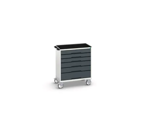 gereedschapswagen,HxBxD 965x800x550mm,4-voet/4wielen