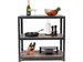 Etagère AVASCO Maxi 88x90x45cm 3 tablettes noir