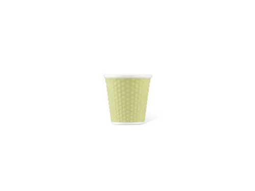 Beker porselein Les Artistes Paris 80ml siliconen grip Groen Pastel