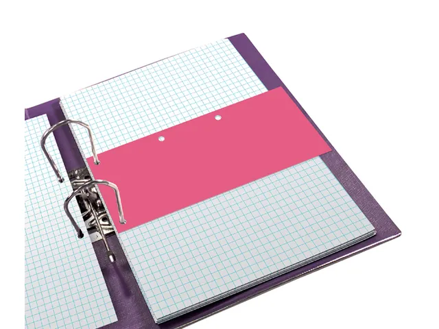 Scheidingsstrook Oxford duo 240x105mm roze