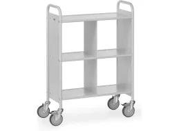 Dossierwagens 4872 150kg 720x350mm 2x2 Vakken Ral7035