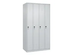 locker,HxBxD 1850x1000x500mm,4vak,vak B 250mm,draaigrendel