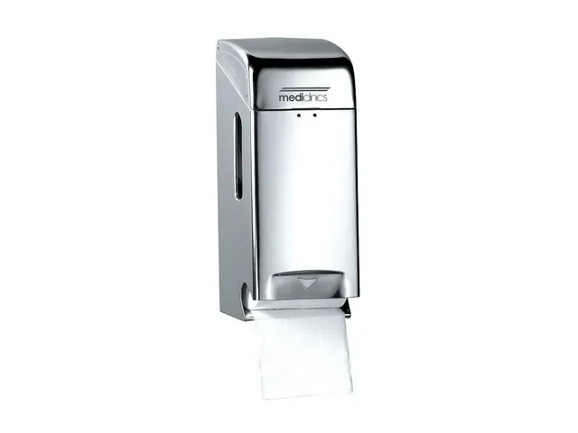 Toiletpapierdispenser 2 Rollen Rvs Hoogglans
