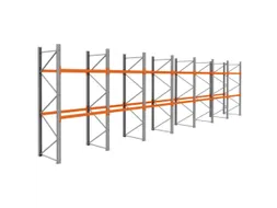 palletstelling,basis+6xaanbouw,HxBxD 3360x13575x1100mm,vakl. 3000kg