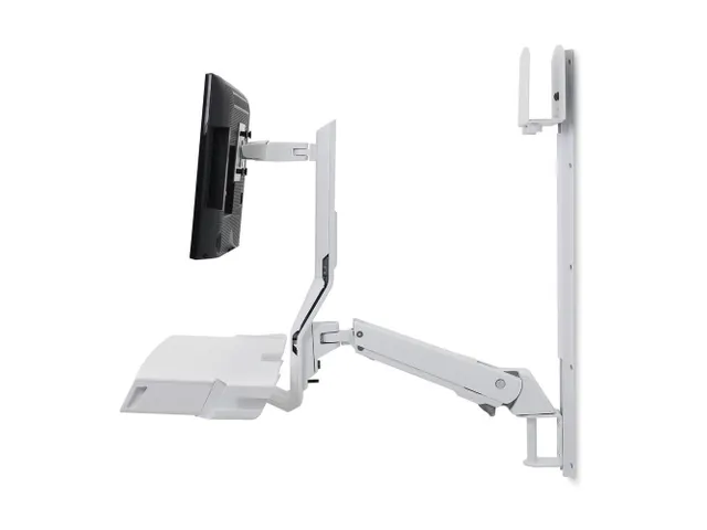 Ergotron SV Combo Wit PC Multimedia Standaard arm Muur