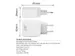 Oplader ACT 35w 1-poort usb c wit