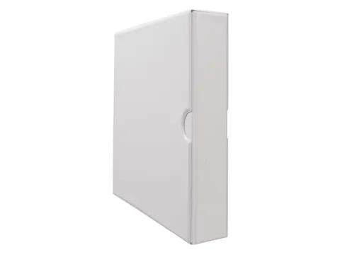 ringmap-set,1ringmap en 1verpakkingskarton,DIN A4,rug B 30mm,PVC,wit