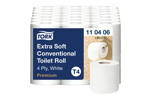 Toiletpapier Tork T4 Premium 4-laags 150 vel wit 110406