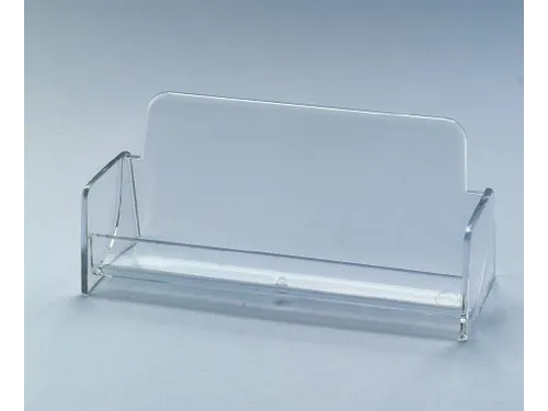 Visitekaartbak Sigel VA120 voor 50 kaarten 94x85mm hard plastic helder