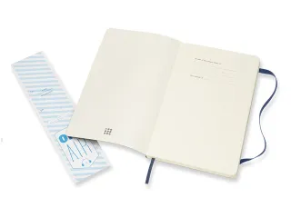 Notitieboek Moleskine large 130x210mm lijn soft cover sapphire blue - 6