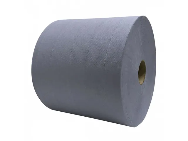 Poetspapier Rol 2-laags Record Blauw Recycled