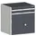 ladekast,HxBxD 800x800x650mm,2lade(n),m. lade voor normale belastingen
