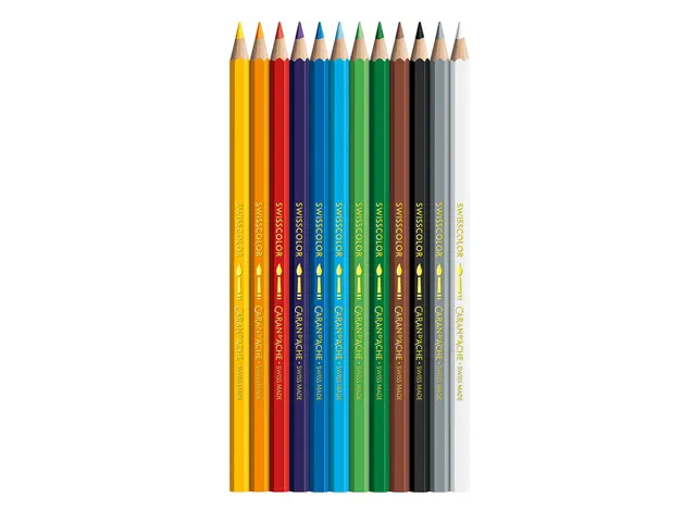Kleurpotloden Caran D'ache aquarel doos à 12 stuks