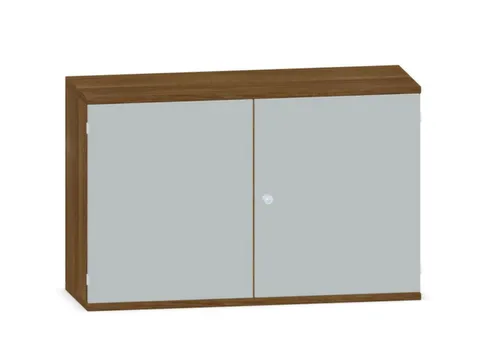 Kantoorkast 770x1200x430mm Decor Romp Noten Decor Front Lichtgrijs