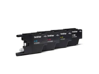 Brother LC-1240 Inktcartridge Zwart + 3 Kleuren Voordeelset - 4