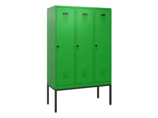 schoollocker,HxBxD 1950x1200x500mm,3vak,vak B 400mm,draaigrendel - 2
