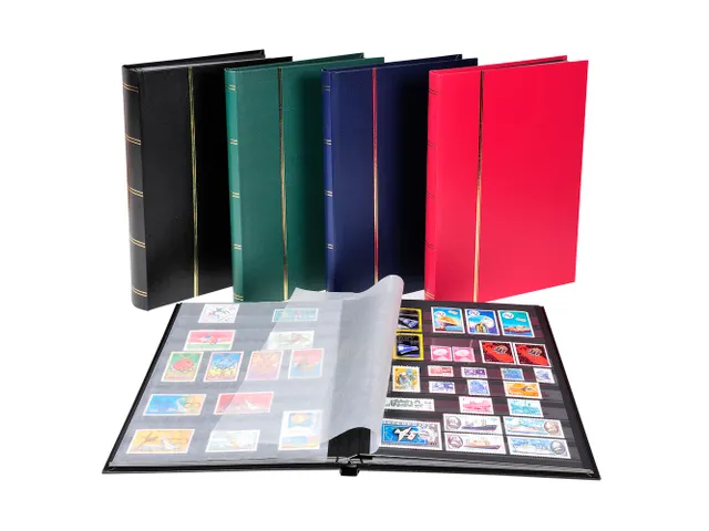 Postzegelalbum 16bl 22 ,5x30,5cm zwart