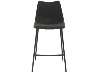 Barkruk mySOLO 4-poten Zwart met Zitting kunstleder Vintage Zwart - 3
