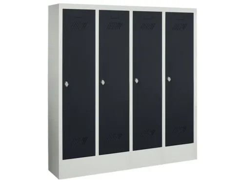 lockerkast v. kinderen,HxBxD 1300x1030x300mm,RAL7035,front RAL7016
