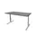 Bureau Linesto Plus Hoogte instelbaar 120x80cm Logan eik Alu T-poot