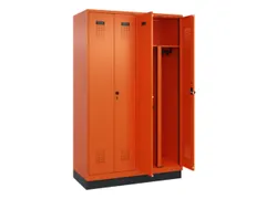 PBM-locker,HxBxD 1950x1200x500mm,4vak,vak B 300mm,draaigrendel