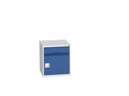 ladekast HxBxD 600x525x550mm 1lade romp RAL7035 front RAL5010