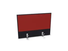 opzetpaneel,v. bureau,aanbouw achter,B 800mm,CC-zwart,BN4011-rood
