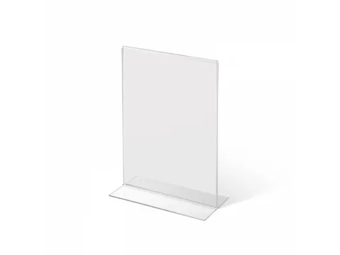 Folderhouder A6 T-stand Acryl staand