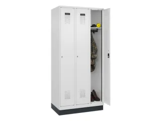 locker,HxBxD 1950x900x500mm,3vak,vak B 300mm,cil.-slot,sokkel - 1