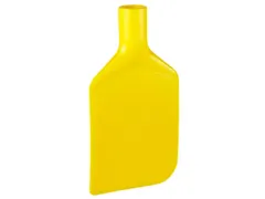 Hygiene flexibel spatelblad Geel met steelaansluiting 220mm