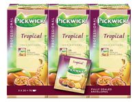 Thee Pickwick tropische vruchten 25 zakjes van 1.5gr