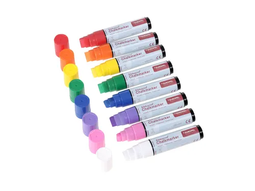 Krijtstift Europel watervast 15mm assorti 8 stuks