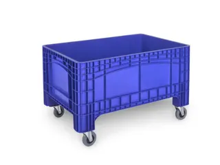 container met grote capaciteit,HxLxB 730x1200x800mm,354l,PE,blauw - 2