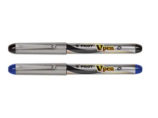 Vulpen Pilot V pen Zilver Medium punt Inktkleur Zwart - 5