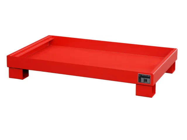 Opvangbak Staalplaat Hxbxd 205X1300X205Mm Opvangvol. 84L Open Ral3000